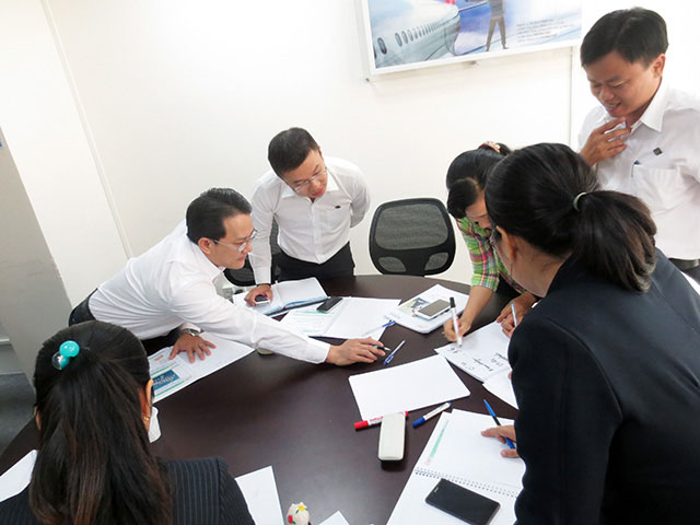 Kỹ năng hướng dẫn và động viên Nhân Viên làm việc hiệu quả - Sacombank (09 & 10.12.2014)